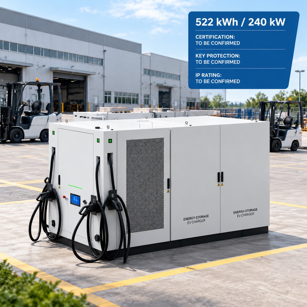 Solar Plus Storage BESS EV Charging Microgrid System Station 100kW 240kWh 261kWh 120kW Remote - After-Sales Support and OEM ODM Service
