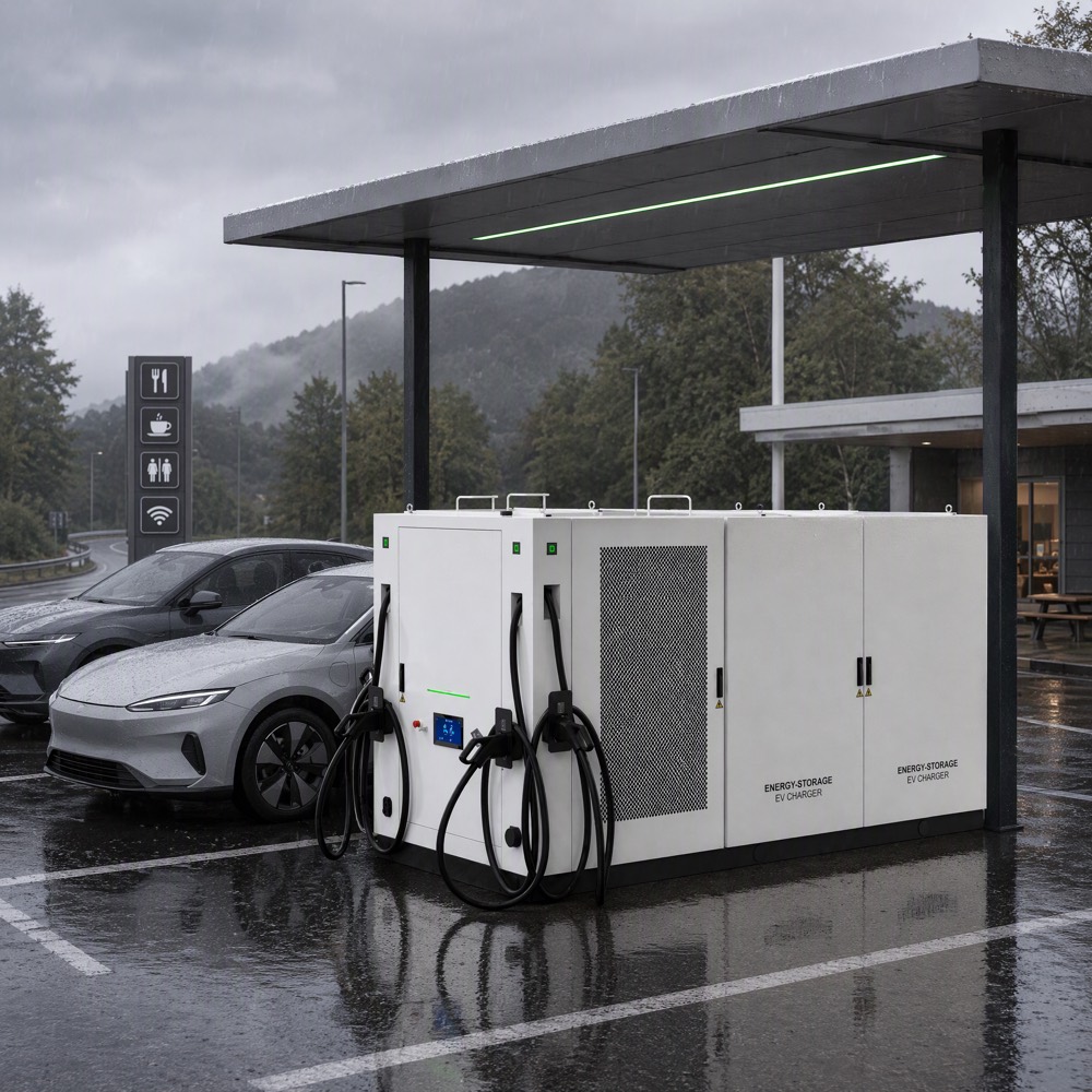 Fleet Charging BESS Battery Storage EV Infrastructure Rapid 50kW 93kWh 100kW 240kWh Grid Support - Modular Scalability and Flexible Deployment