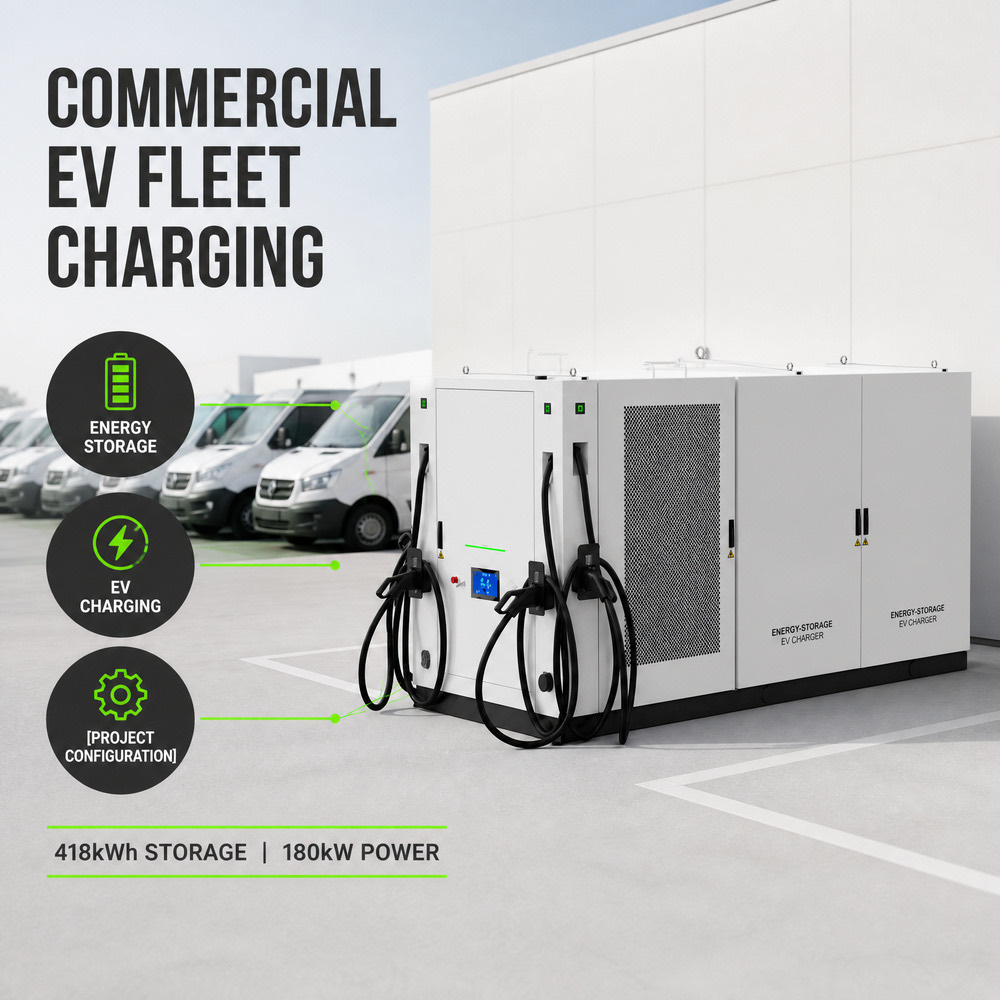 LFP BESS Battery Energy Storage EV Charging Station V2G EMS 418kWh 200kW Energy Management - Modular Scalability and Flexible Deployment