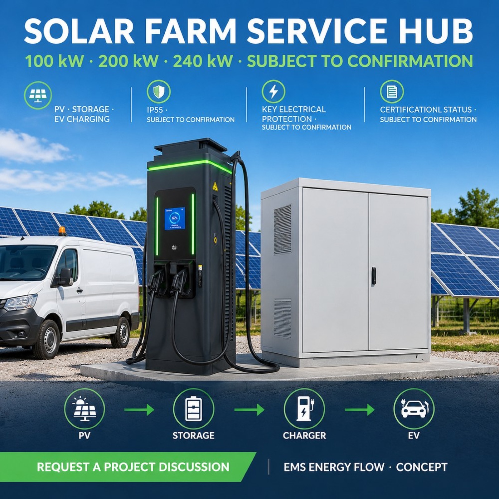 360kW 480kW CCS2 Netherlands Solar 800V DC DC High Power Charger Bus Depot Charging - Flexible 360kW-480kW Floor-Standing DC Power
