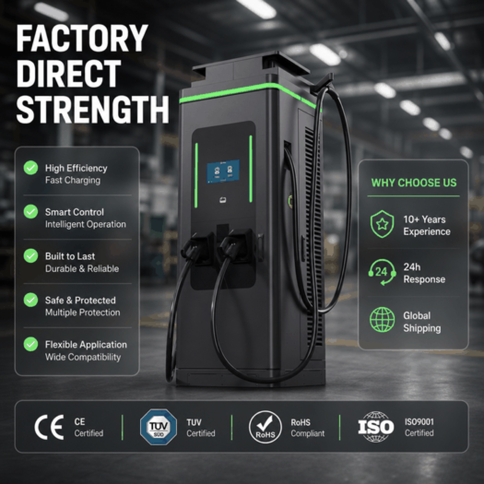 350kW 420kW Grid Fleet PV Modular DC DC Fast Charging System Renewable Energy Charging - Built for Demanding Outdoor Commercial Duty