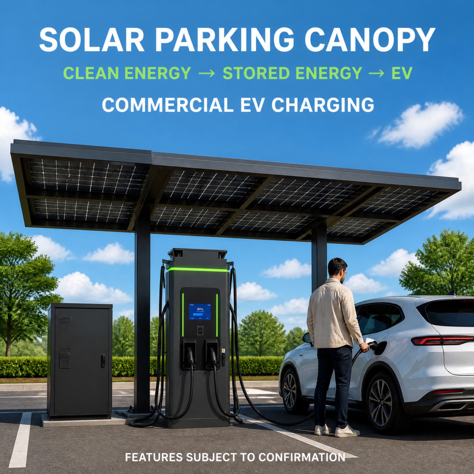 120kW 180kW CCS2 V2G Bidirectional DC EV Charger Fleet Rugged Parking Garage Charging Project - Fast Deployment Across Many Commercial Sites