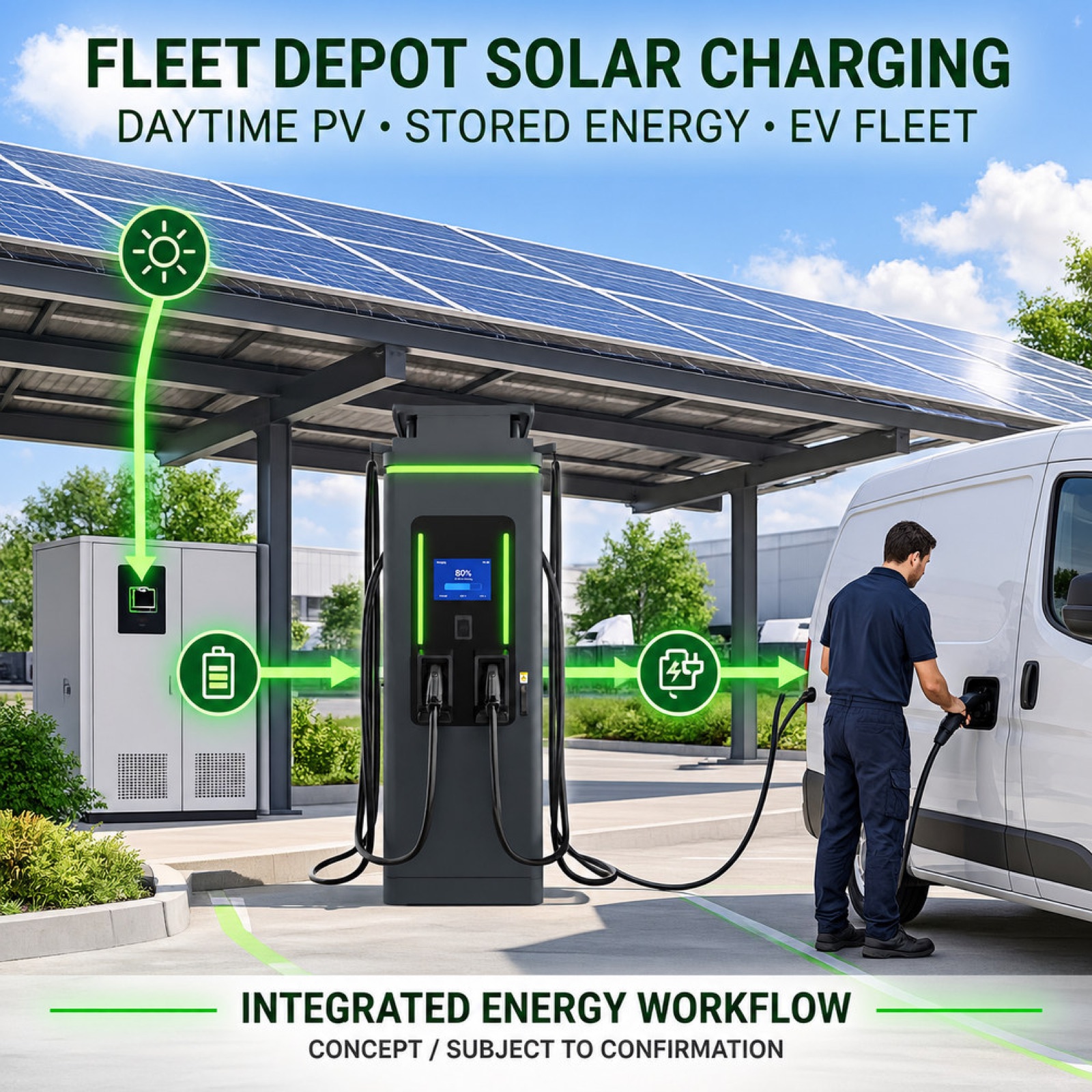 Renewable Solar DC 180kW 360kW 480kW EV Charging Station Rapid Highway Roadside Fast Charging - Safety, Compliance and Long Service Life