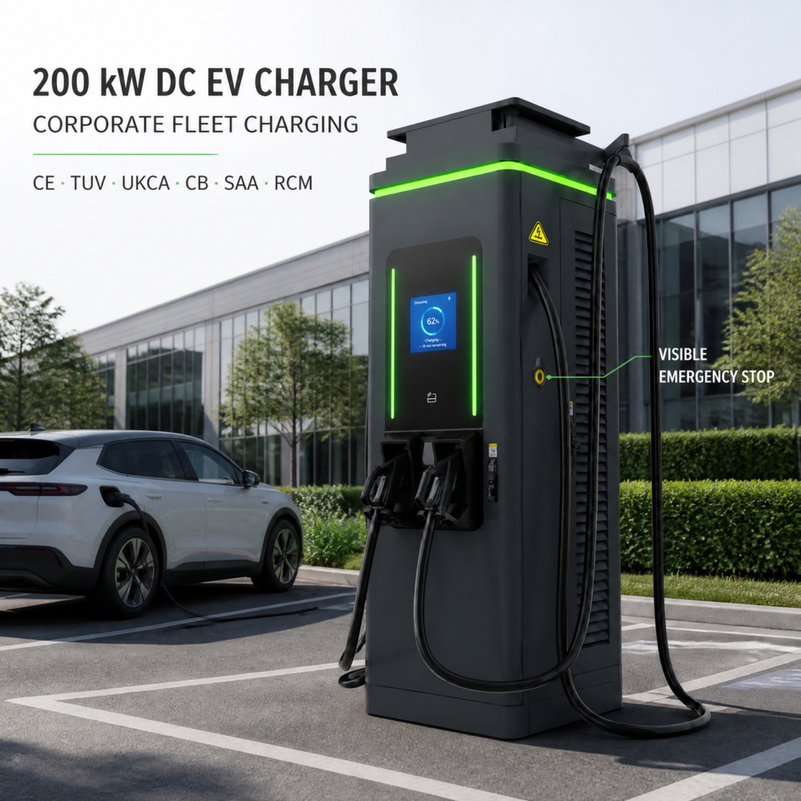360kW 480kW Solar Italy Direct PV To EV DC DC Charger Renewable Energy Charging - High Efficiency and Lower Operating Cost
