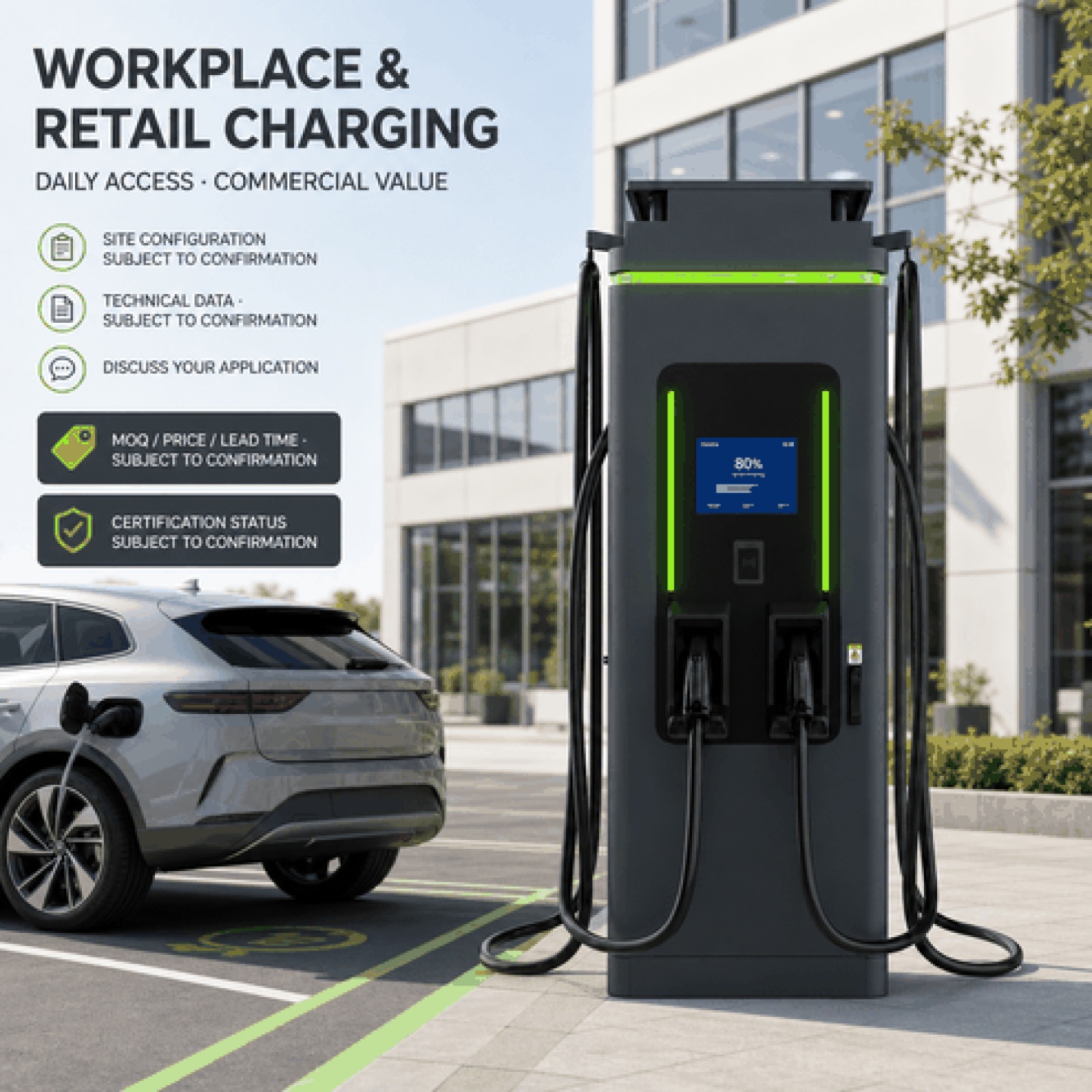 Solar Highway DC DC 360kW 480kW Canada Remote EV Charging Hub Mining Charging Highway - Flexible 360kW-480kW Floor-Standing DC Power