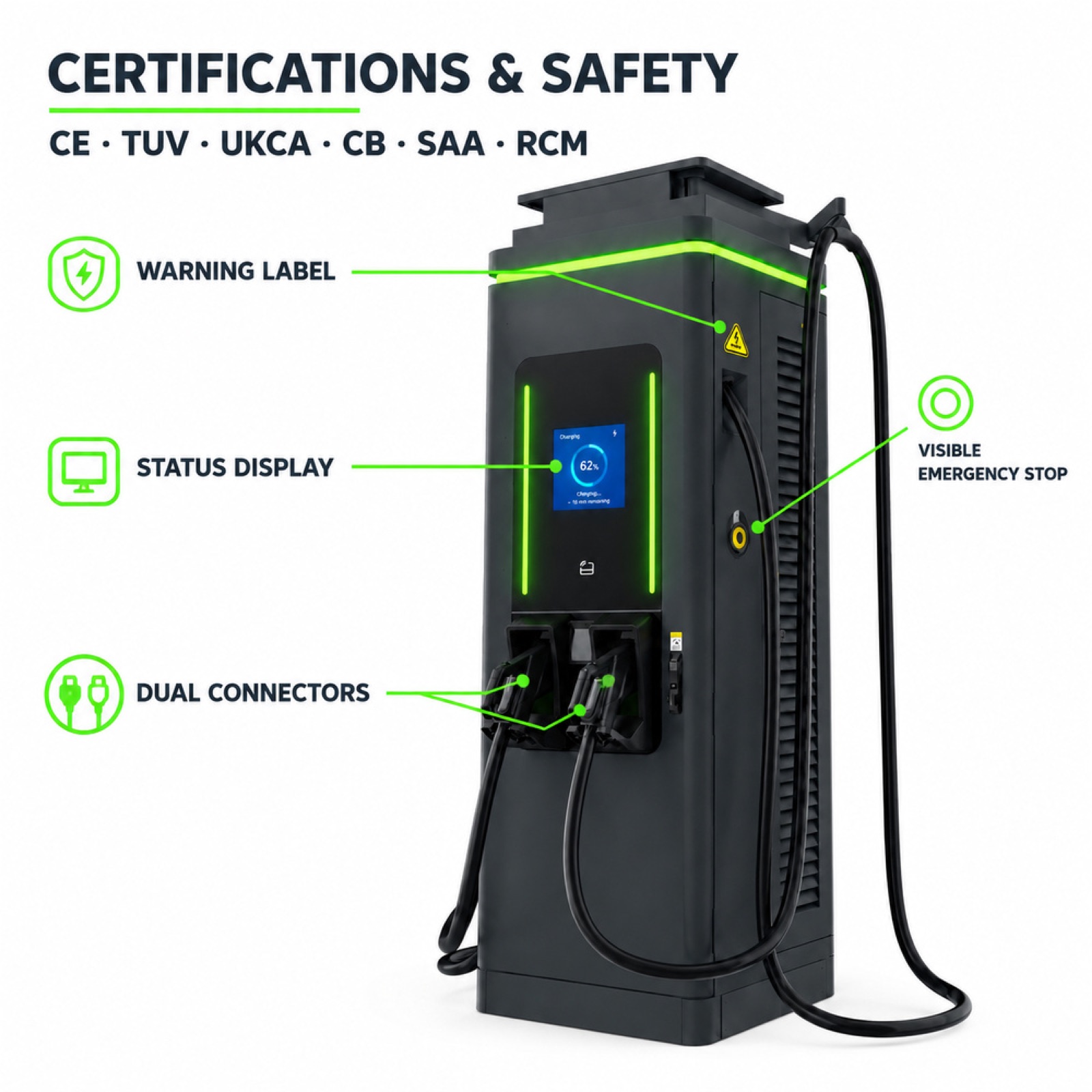 160kW 80kW 210kW Highway DC Fast EV Charging Hub United Payment Renewable Energy Charging - Solar PV DC-DC Charging Efficiency