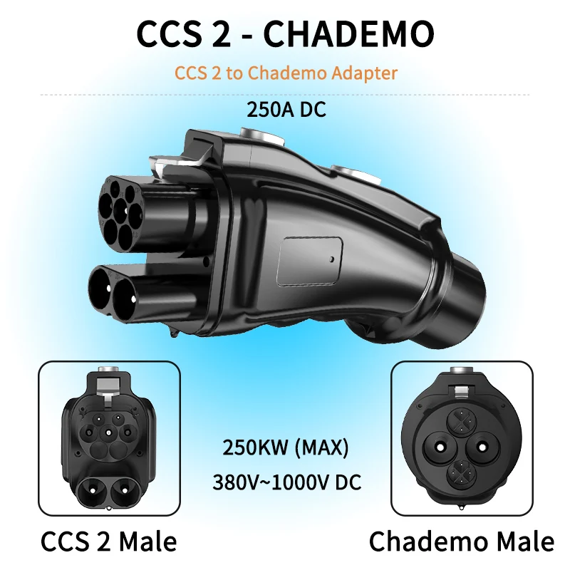 CCS 2 TILL CHAdeMO-adapter