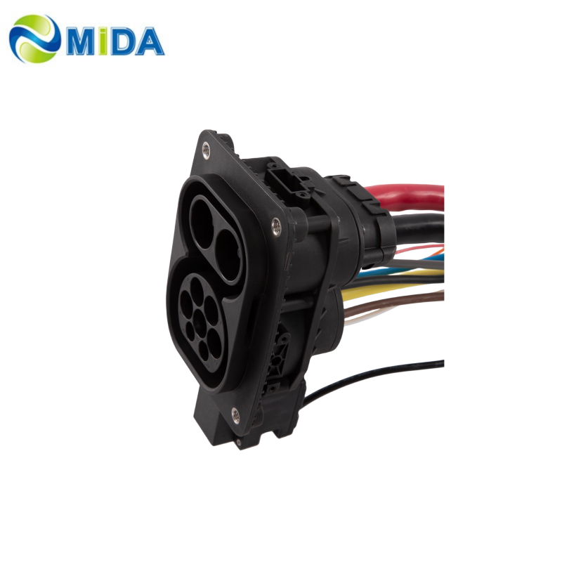 China 200A CCS2 Inlet Combo 2 DC Charger Socket Car Side Female EV ...
