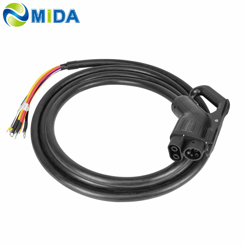 中国製 UL/CUL 150A 200A CCS J1772 ケーブル 200kW DC 急速EV充電