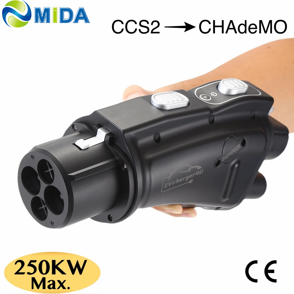 中国CCS2からCHAdeMOアダプター250kW日産リーフ、マツダ工場および