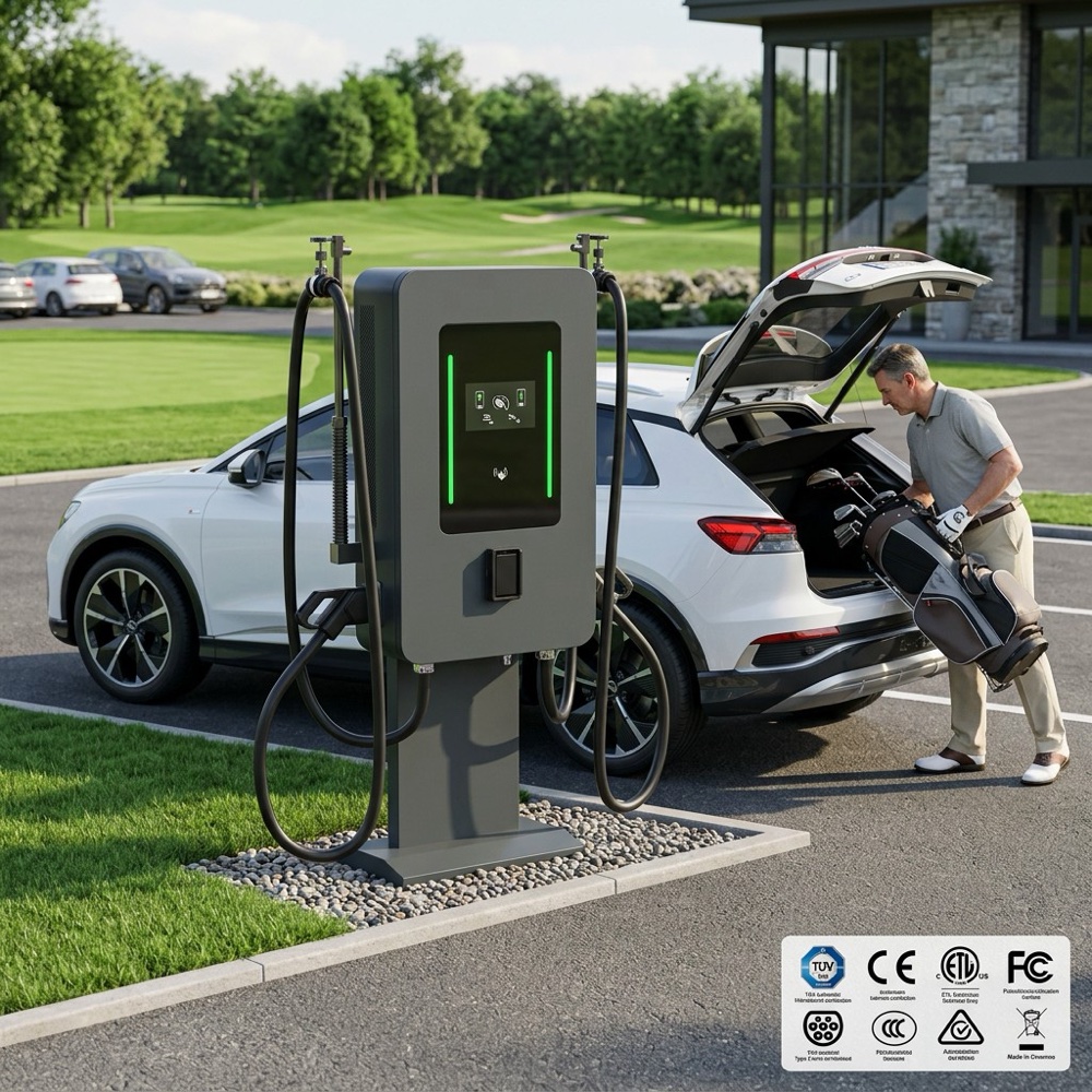 DC-EV-charging-station-golf-course