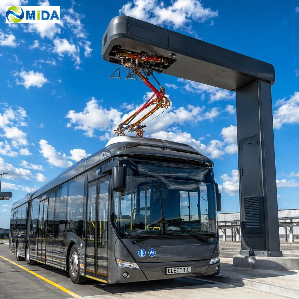 Electric Bus Pantograph 1