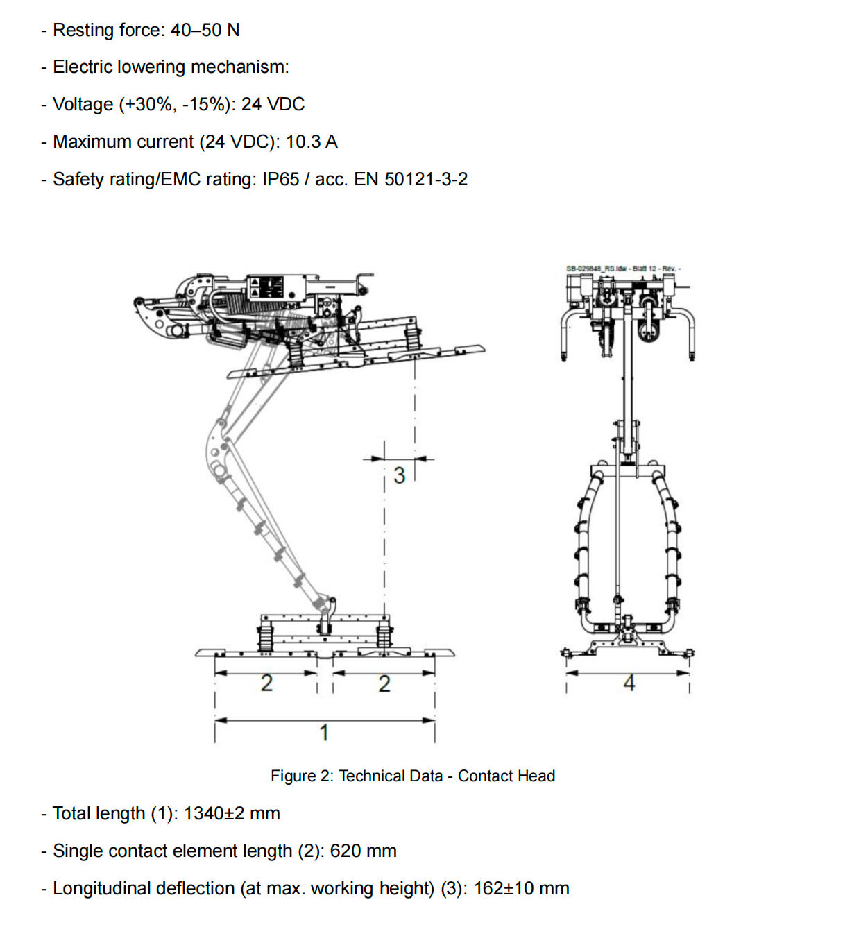 Electric Bus Pantograph