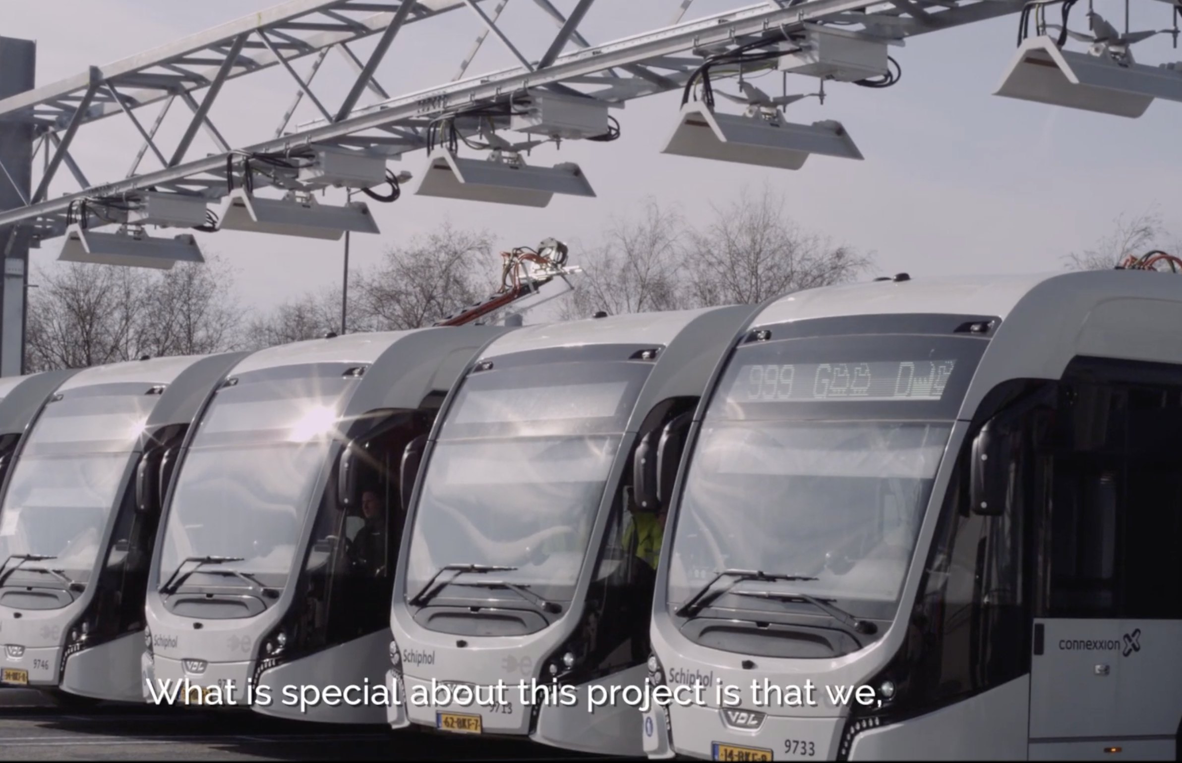 Electric bus Pantograph Up2