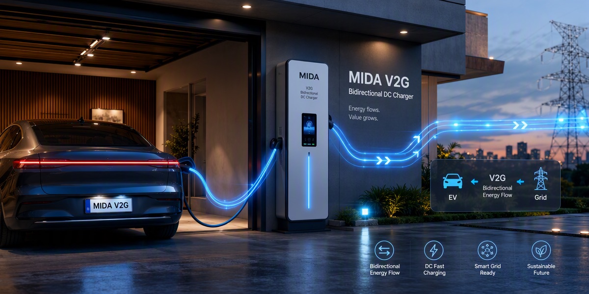 240kW V2G Bidirectional DC Charger Station for Grid Support