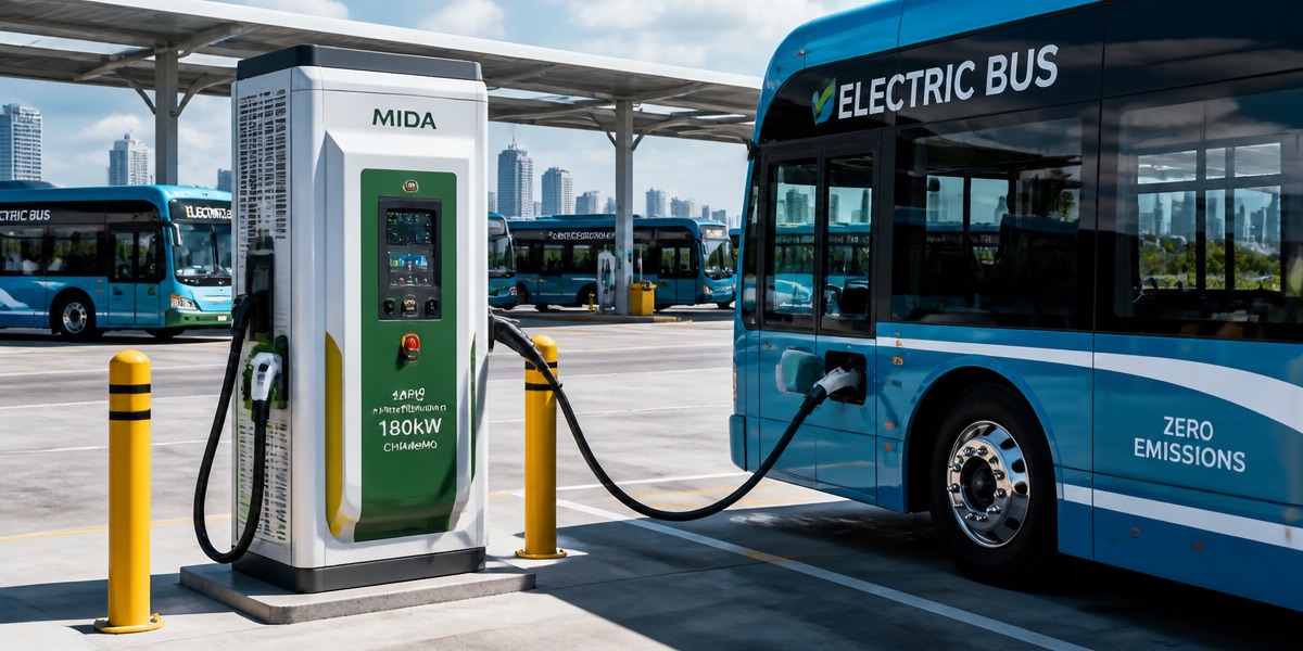 400kW Pantograph DC Charger for Electric Bus and Coach Fleets