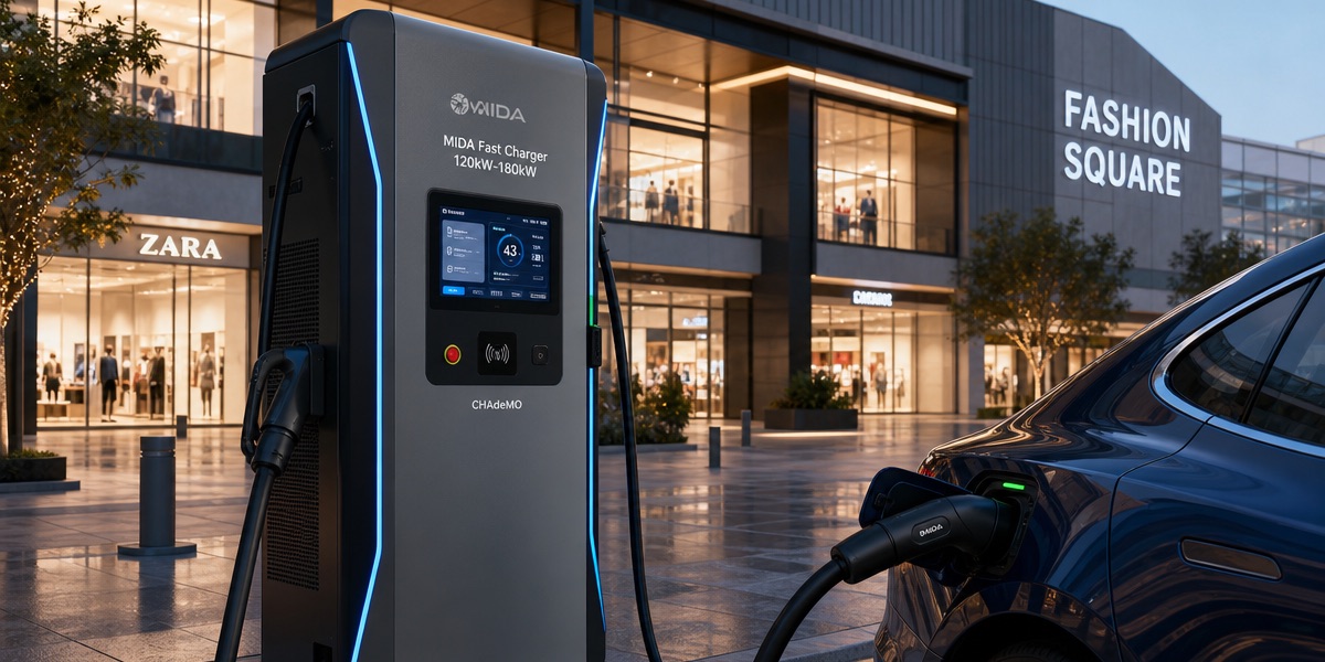 ROI Analysis and Cost Guide for 180kW & 240kW Commercial EV Charging Stations | MIDA Power