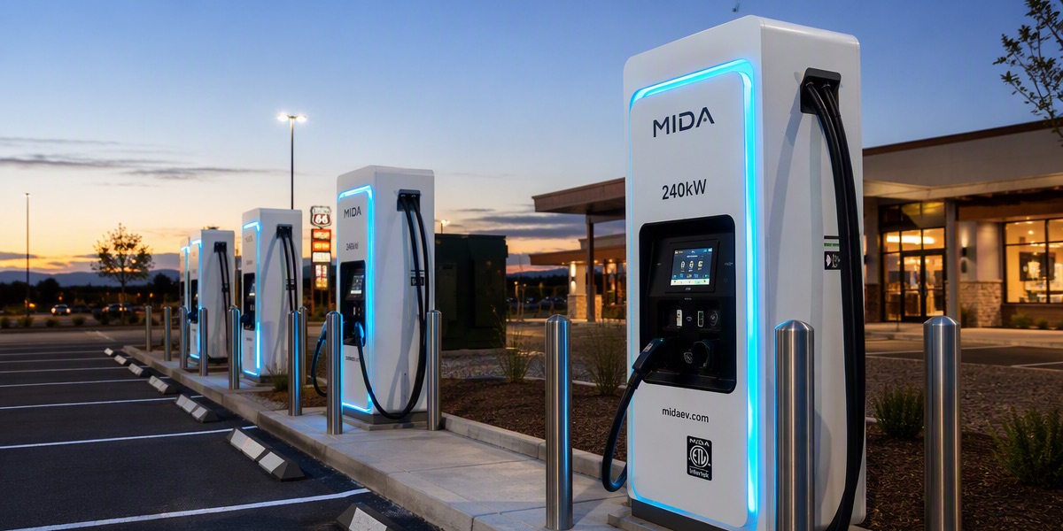 240kW 480kW Modular DC Fast Charging Station for Scalable EV Hubs