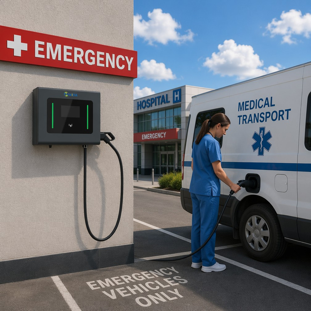 Hospital-emergency-wall-mounted-DC-charger