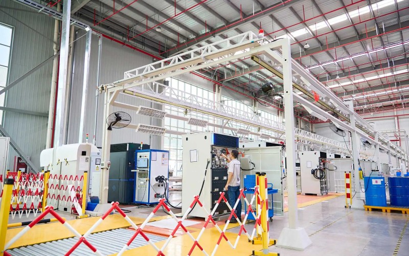 MIDA 240KW DC Fast Charger Assembly Workshop