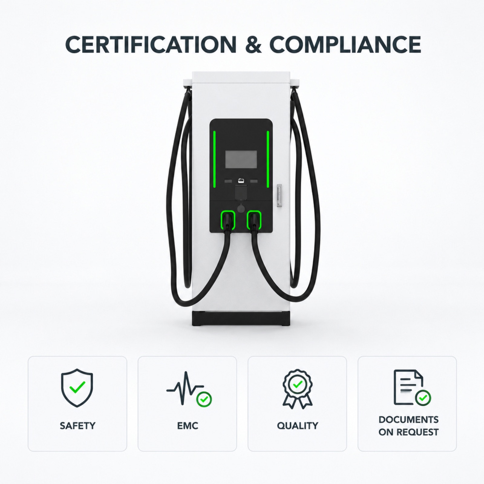 MIDA Power 60kW 120kW DC Fast Charging Station All In One Rapid CCS2 Commercial - Smart, Networked and Payment-Ready DC Charger