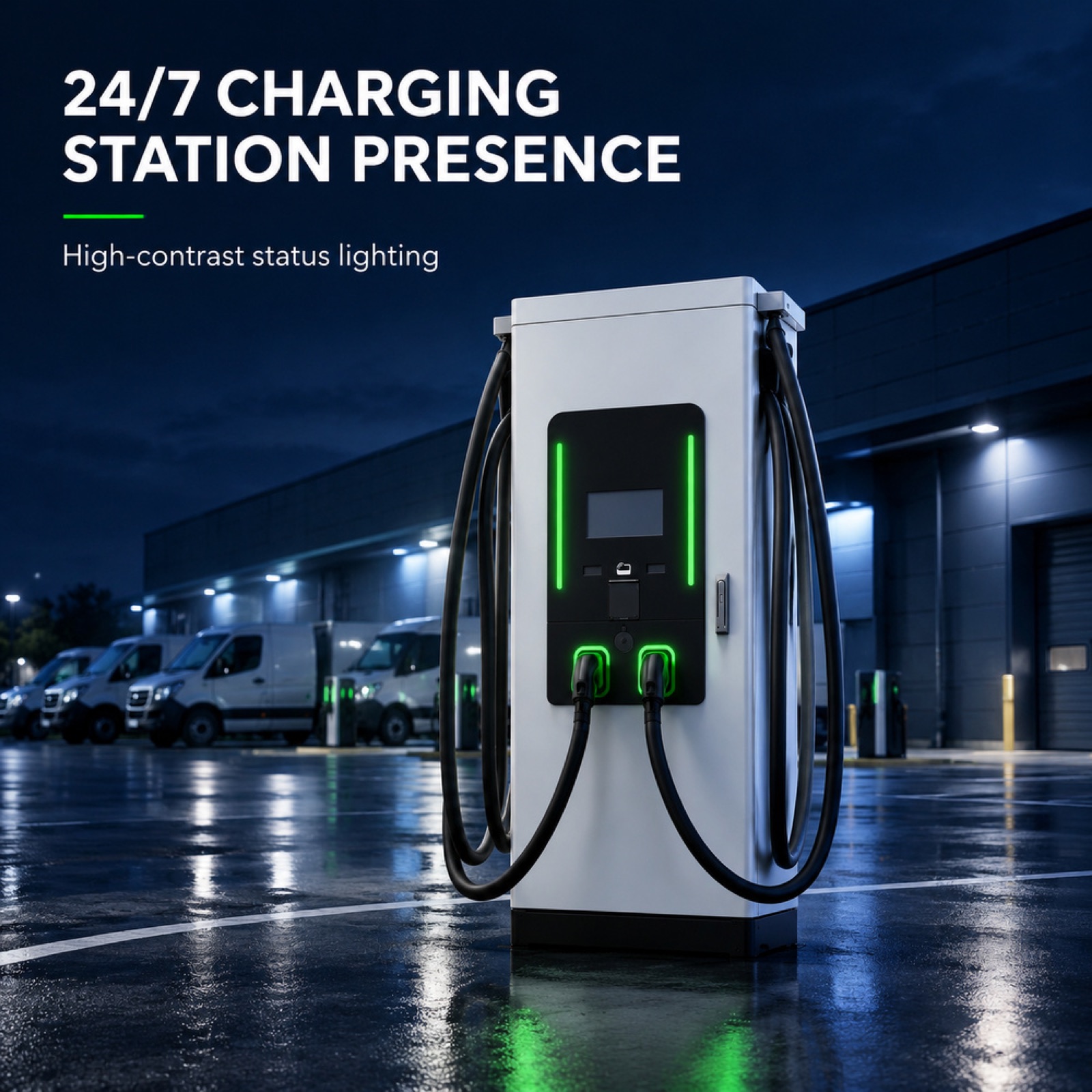 90kW 160kW DC EV Charger Freestanding Dual Connector App Control Weatherproof Public - High Efficiency and Lower Operating Cost