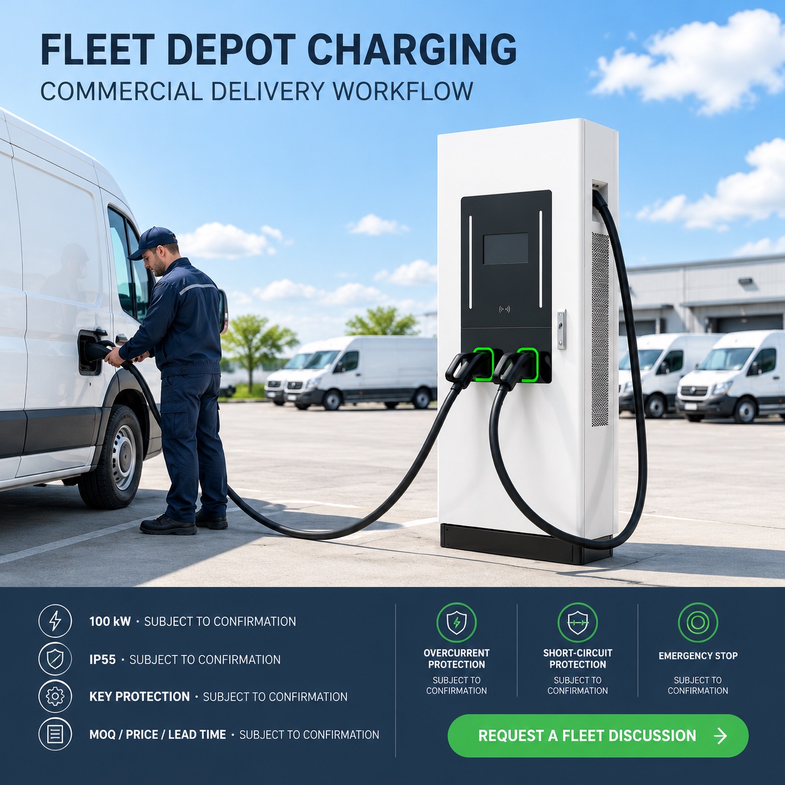 MIDA 60kW 90kW 120kW Pedestal Fast Charging Station Cloud Managed CCS2 Public - Smart, Networked and Payment-Ready DC Charger