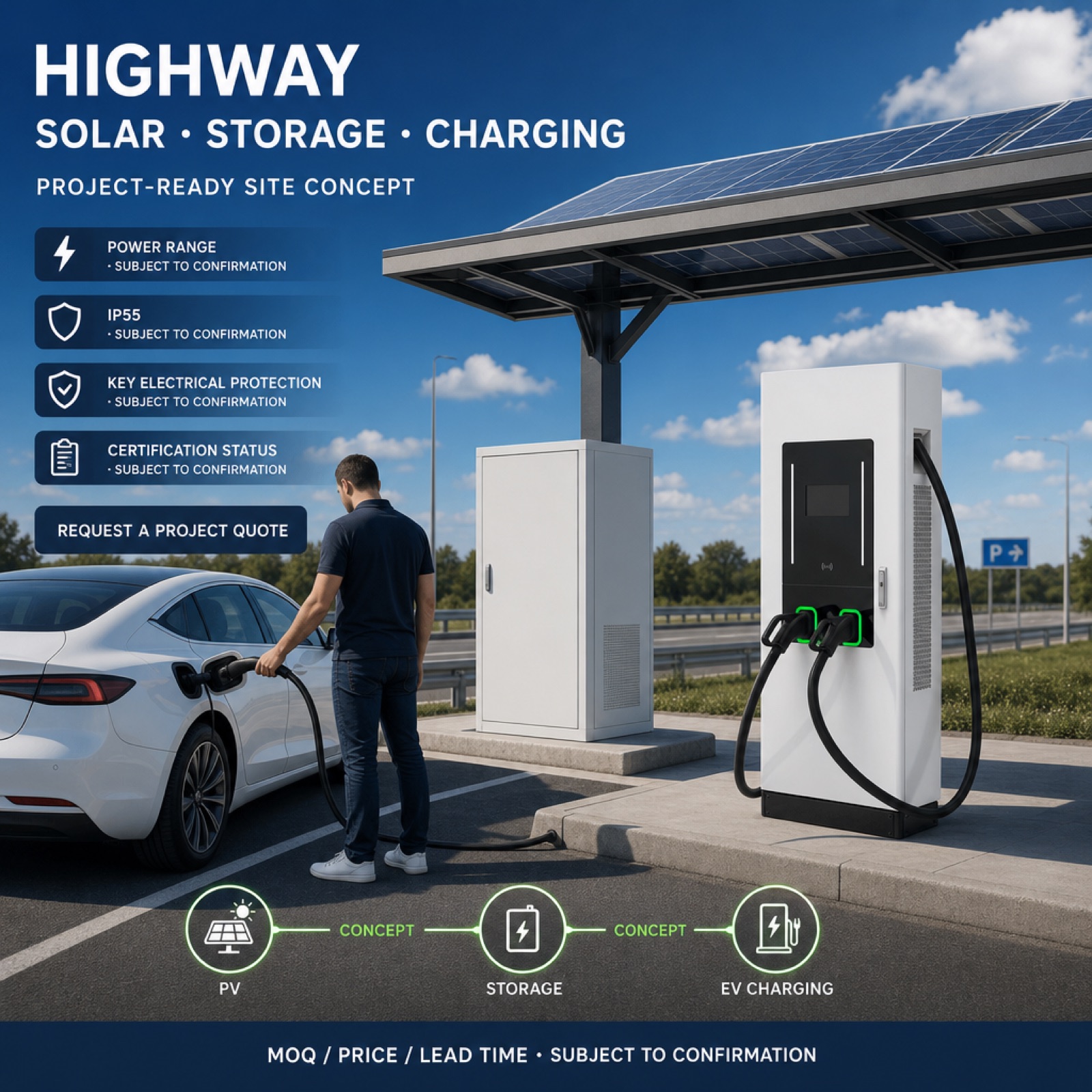 80kW 90kW DC Charging Post All In One Supercharging CCS2 Shopping Mall - Built for Demanding Outdoor Commercial Duty