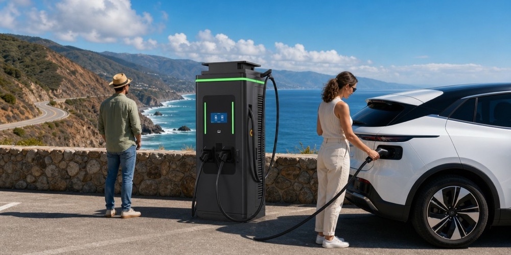 MIDA Power Innovation in EV Charging: SiC Modules, AI Maintenance, and V2G Solutions