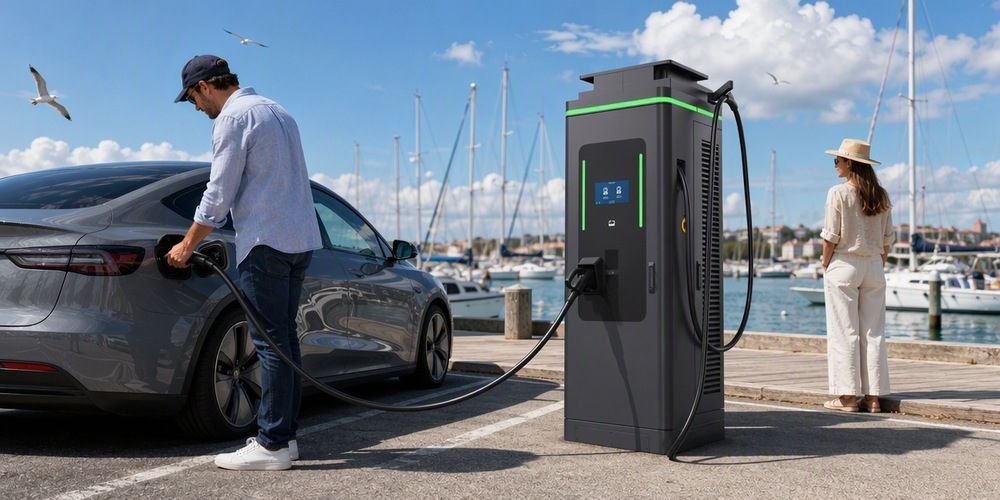Powering the Future: Deploying 120kw 150kw 180kw CCS2 for EV Bus.