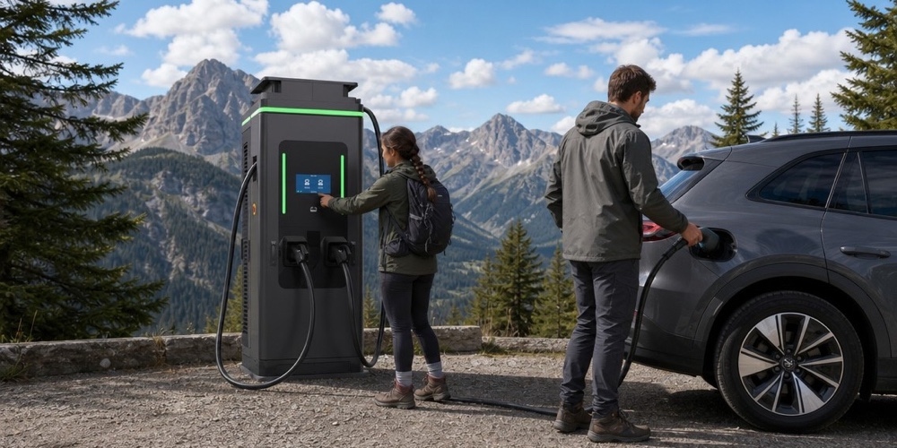Maximizing Efficiency with Modular Ultra DC Charger NACS Solutions for Charging Hubs.
