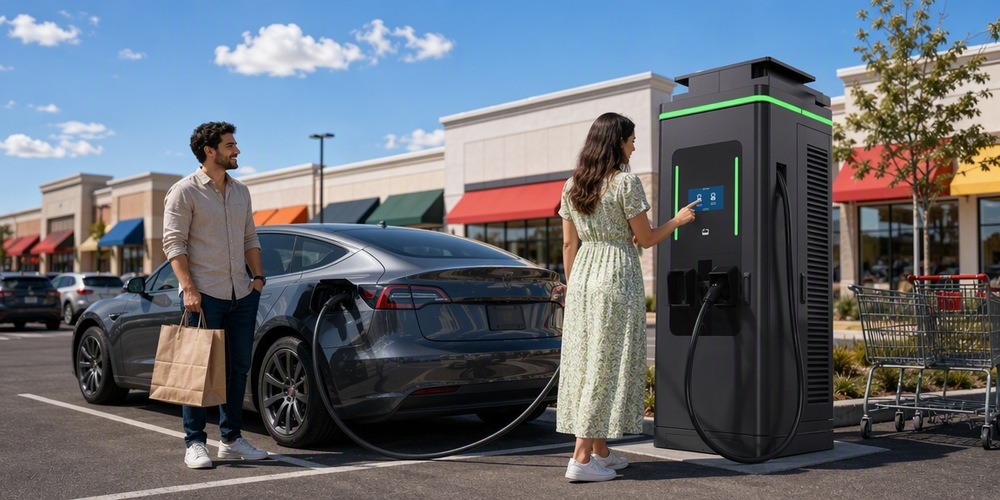 MIDA Power at Hong Kong Lighting Fair: Solar Carports and Mobile DC Charging
