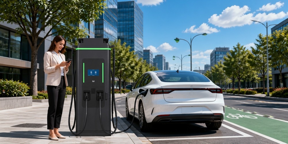 Technical Architecture of Smart EV Charging: Dynamic Load Balancing and BESS Optimization