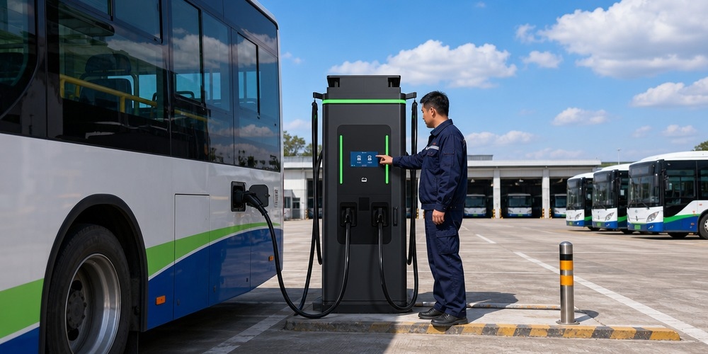 Scaling Sustainable Logistics: Integrated 200kw 240kw 400kw CCS2 for EV Boat.