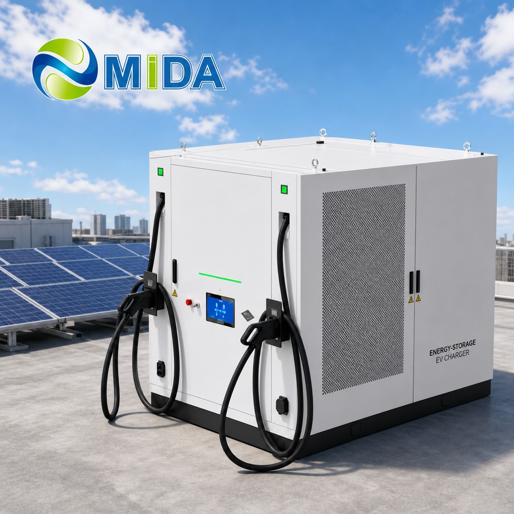 261kWh 120kW PV BESS EV Charging Station For Commercial Fleet Electrification Infrastructure Deployment Projects - Integrated Solar-Plus-Storage DC Charging