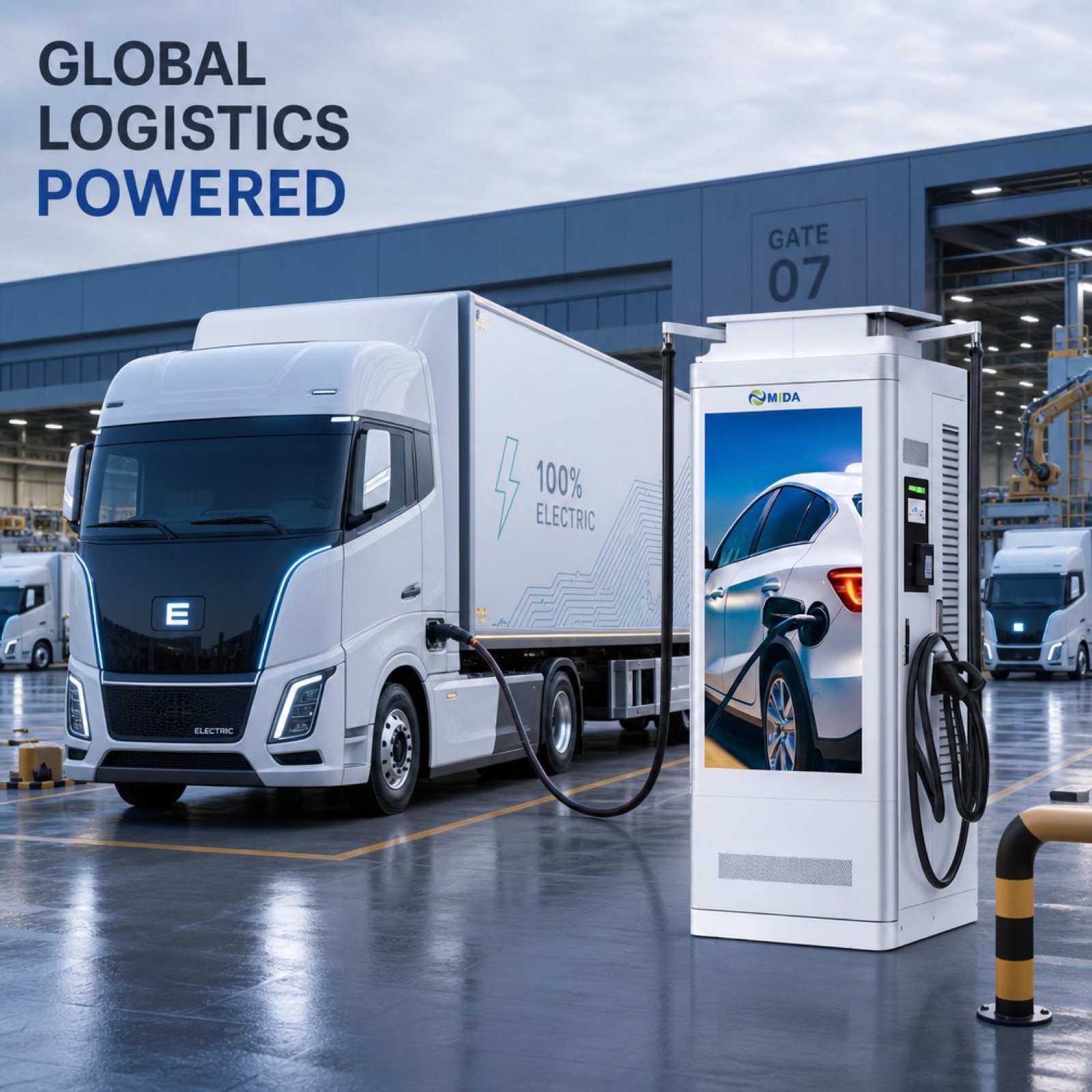 90kW 120kW 280kW Outdoor Digital Billboard Floor Standing DC Charging Station Supercharging CCS2 NACS - Safety, Compliance and Long Service Life