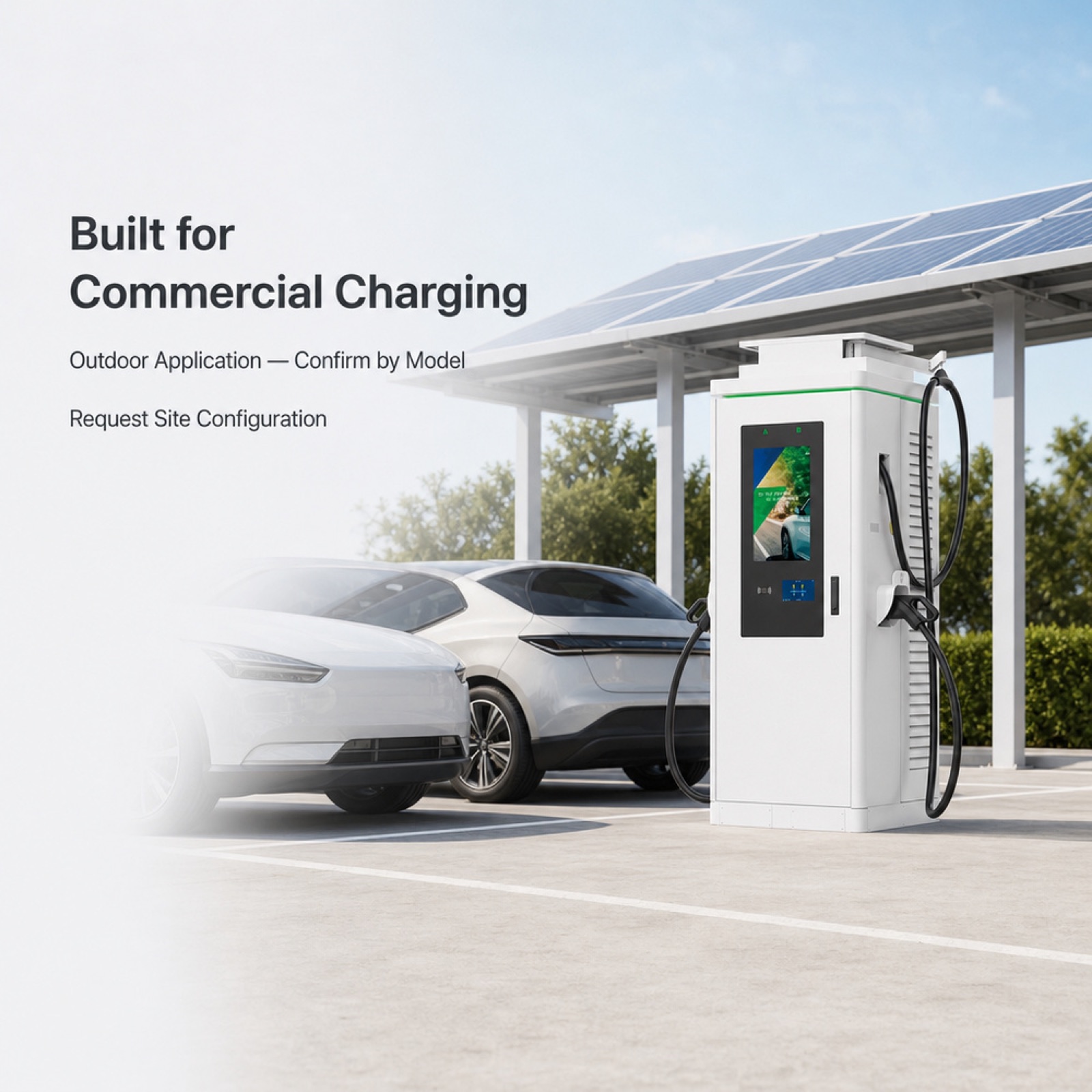 160kW 280kW Digital Signage Fast Charging Station Pedestal Dual Connector Cloud Managed for Workplace - Flexible 160kW-280kW Advertising DC Power