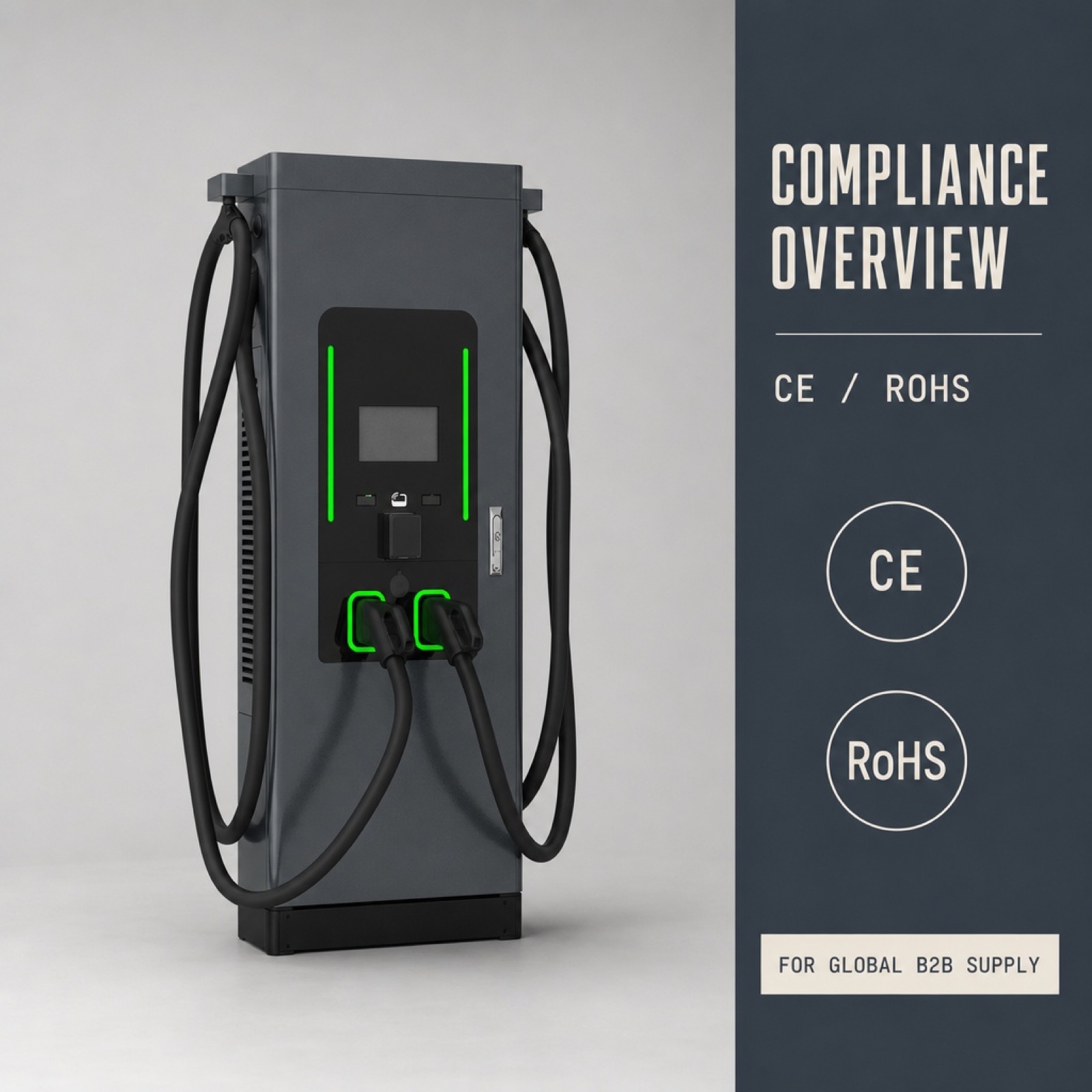 MIDA 60kW 100kW Off Grid Solar DC Charging Station Floor Standing - Off-Grid and Hybrid Operation Anywhere