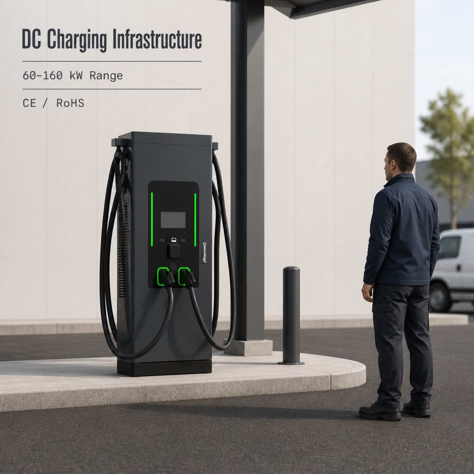 80kW 100kW 120kW Solar PV DC DC EV Charging Station Floor Standing - Solar PV DC-DC Direct Charging Efficiency