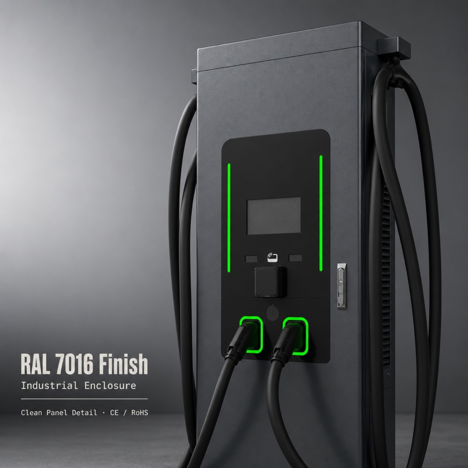 MIDA 90kW 100kW PV Solar DC Floor Standing Off Grid Fast Charger - Built for Rugged Outdoor Solar Sites