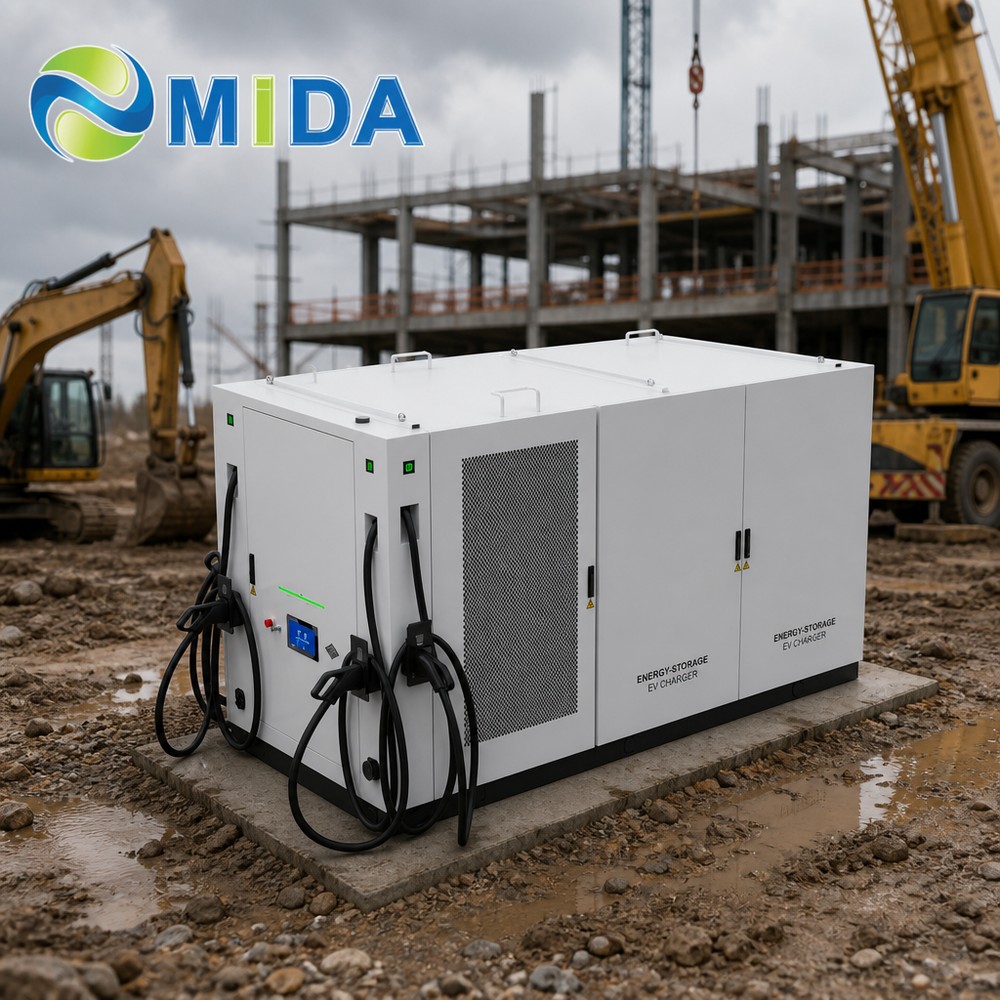 120kWh 60kW Integrated Solar Storage EV Charging Station For Commercial Fleet Infrastructure Deployment Projects - Integrated Solar-Plus-Storage DC Charging