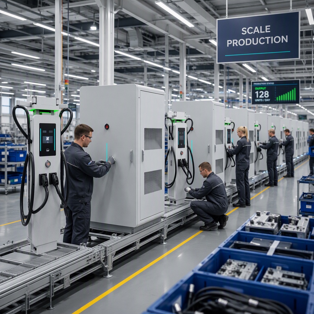 High Power Split DC Charging Station 480kW