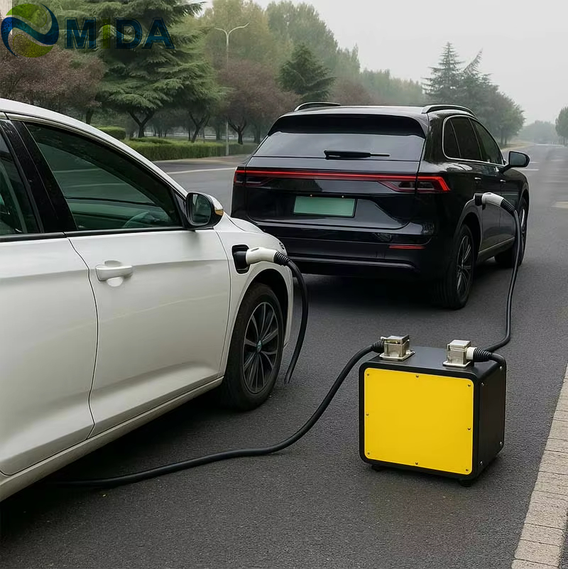 V2V Portable charger station