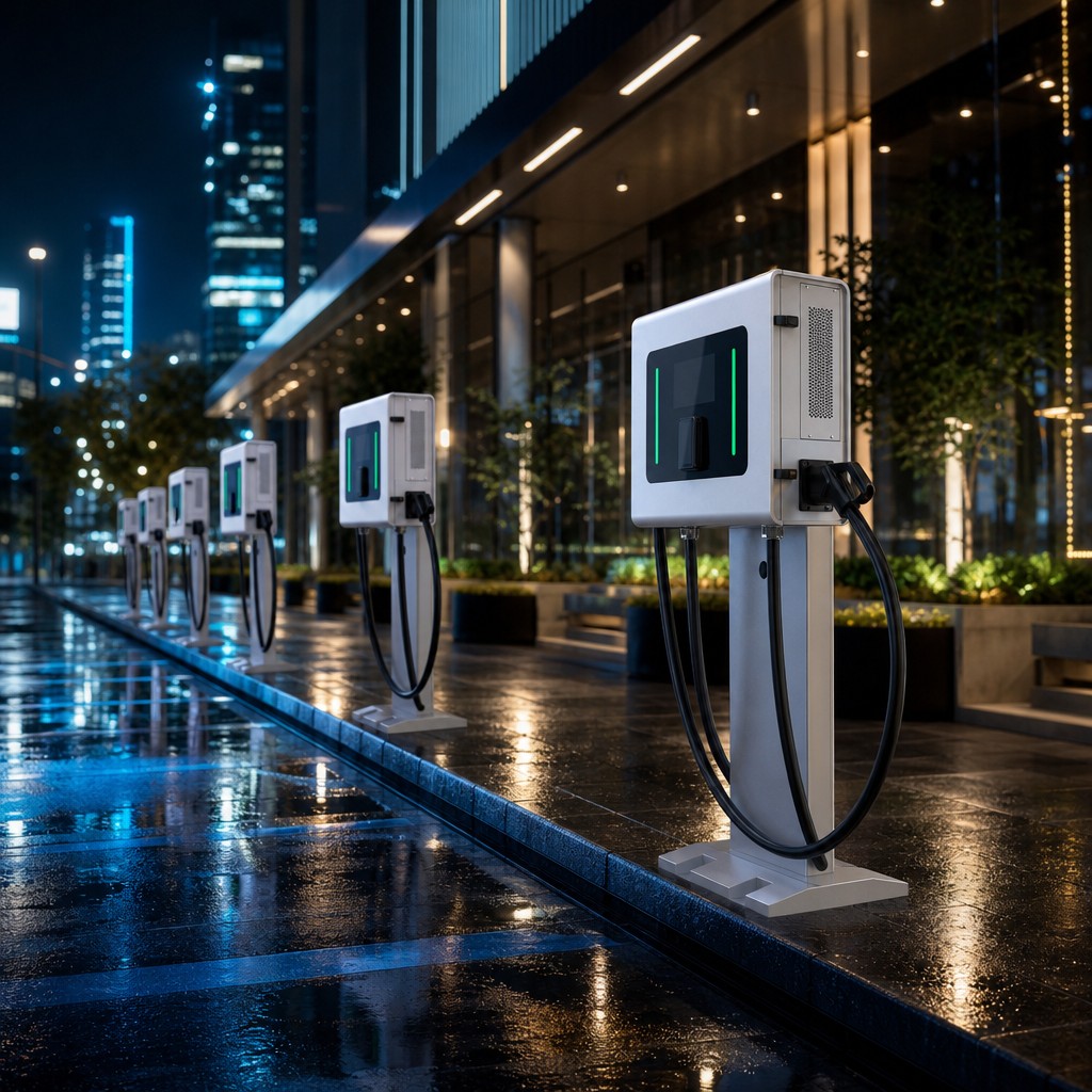 High Efficiency Reliable Rfid App Control 40kw 50kw 60kw Level 3 Fast Evse Charging Pile Chademo Commercial - Selectable 20kW-60kW DC Power