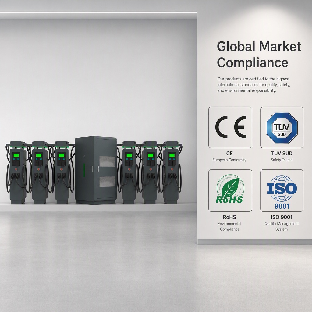 Liquid Cooled Split DC Fast Charger 800kW