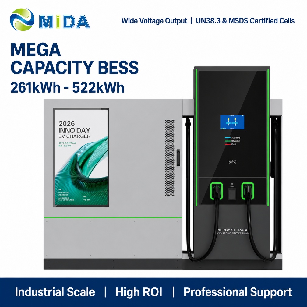522kWh 240kW BESS EV Charging Station Solar Integration Commercial Demand Management Infrastructure Deployment Projects - Peak Shaving and Demand-Charge Reduction