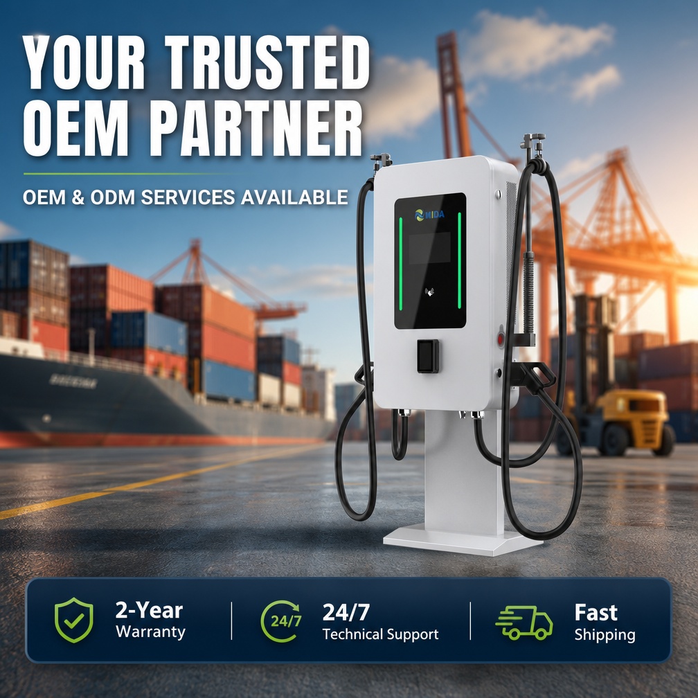 Professional 40kw 60kw 80kw Floor Mounted DC EV Fast Charging Pile For Public Commercial Use - Safety, Compliance and Long Service Life
