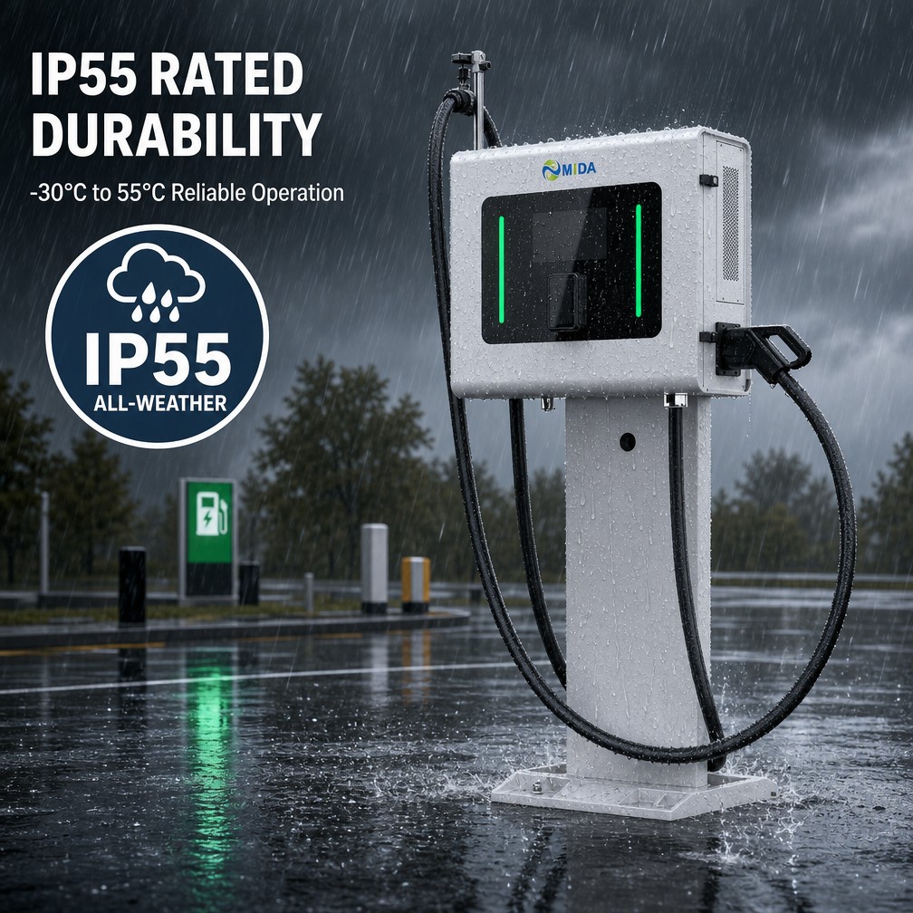 40kw 50kW 60kW Public Charging Hub Wholesale Price Wallbox Dc Fast Ev Charger Electric Vehicle Ocpp 16j 201 - Selectable 20kW-60kW DC Power