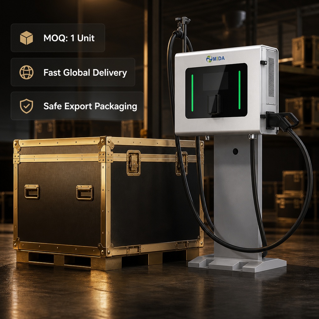 Dual Gun 20kW 40kW 50kW Oem Odm Support Ip54 Waterproof Smart Level 3 Fast Evse Charging Pile - Smart, Networked and Payment-Ready