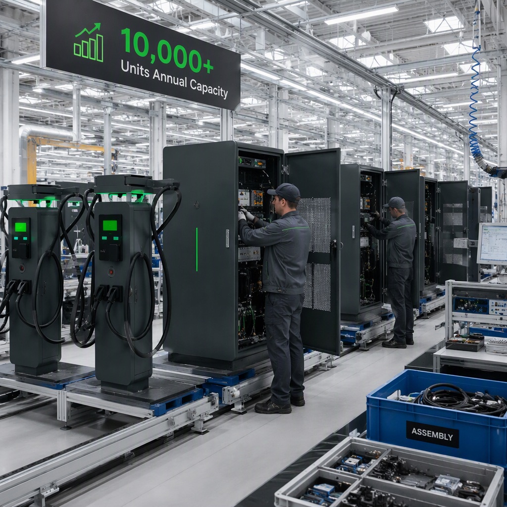 Liquid Cooled Split DC Fast Charger 800kW